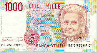 1 000 lire